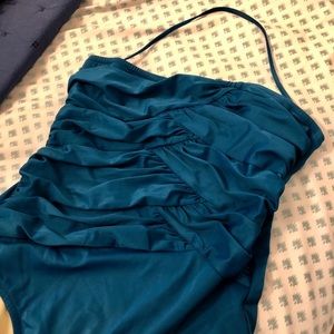 J. Crew Teal One Piece Swimsuit